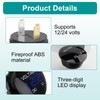 DC 24V 12V LED Digital Voltmeter for Car, Waterproof LED