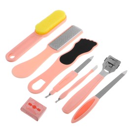 ORFOFE Tool Set Foot File Scraper for Dead Skin Removal Spa Foot Care Kit Travel Size