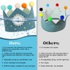 URAQT Birthday Crown for Kids, Reusable Dot Birthday Party Hat