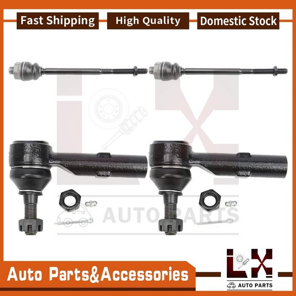 lx-parts Inner Outer Tie Rod End LH+RH Set of 4