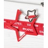 Milkfed 103211054028 Keychain Neo Star Carabiner, red