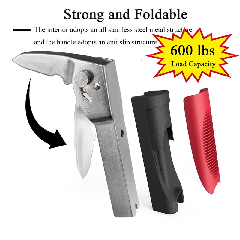 Foldable Car Door Handle for Elderly with Adj. Standing Aid