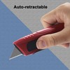 XW Auto-retractable Safety Box Cutter, Aluminum Alloy Utility Knife Self-retracting,
