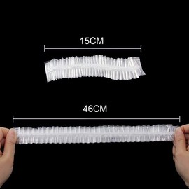 100 x Disposable Shower Caps Earphones Individually Wrapped