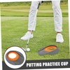 Mipcase 2pcs Golf Putting Disc Cup Putting Training Aid Indoor