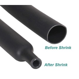 4' ID Red Heat Shrink Tube 2:1 Ratio 4.0' Wrap (4 Feet) Inch/Ft/Foot/to 100mm Adhesive Lined Heat Wire Shrinkable Tube Marine Shrink Tubing