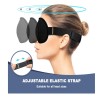 YOUIGE Sleep Mask for Women Men 3D Contoured Blindfold Soft