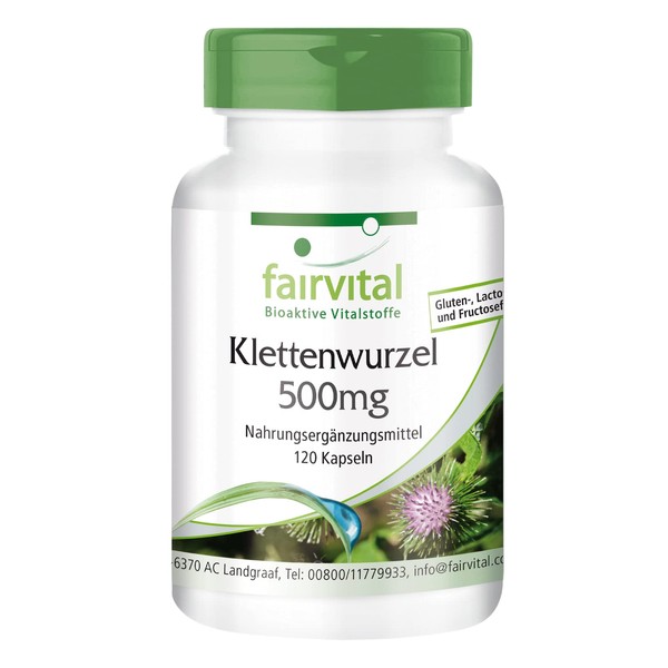 Fairvital Burdock Root 500 mg - Burdock Root + Zinc