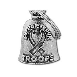 Hot Leathers BEA1033 Silver Support Our Troops Guardian Bell