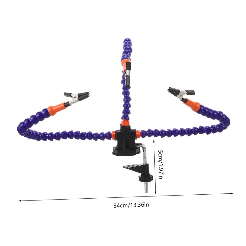 Gadpiparty Flexible Third Hand Tool with Arms for Pcb Repair