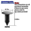GAOLAOSY 200PCS Car Plastic Trim Boot Rivets Push Clip Fastener,