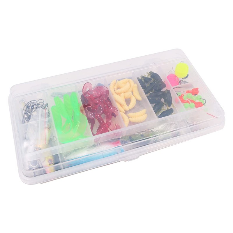 VOANZO 101pcs Fishing Lures Kit Fish Baits Kit Set with