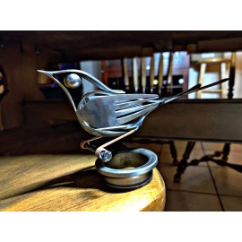 Cutlery Bird Metal Art Sculpture Bird Made From Spoons And Forks