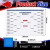 Pasimy Tournament Bracket Poster Set Includes 24 x 36 Inch