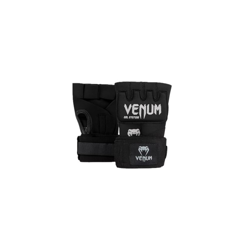 Venum, Kontact Gel Quick Wraps, Men's, L, Black/Silver