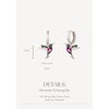 BOHORIA Einzelstück® Mini Hoop Earrings Hummingbird Hoops I With zirconia