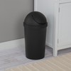 Sterilite 6 Pack SwingTop Wastebasket, Round Trash Can w/Swing Top