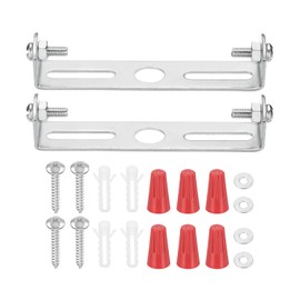 PATIKIL 80mm (3.1") Universal Light Fixture Mounting Bracket Kit, 2 Set Light Crossbar Ceiling Light Plate with Screw for Wall Light Ceiling Light Pendant Chandelier