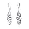 Women’s Earrings, Sterling Silver, Celtic Knot, Drop Earrings, Silver