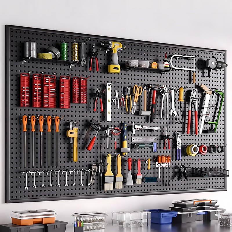 Hivio Pegboard Hooks 100 Pcs, Heavy Duty Peg Board Hooks,