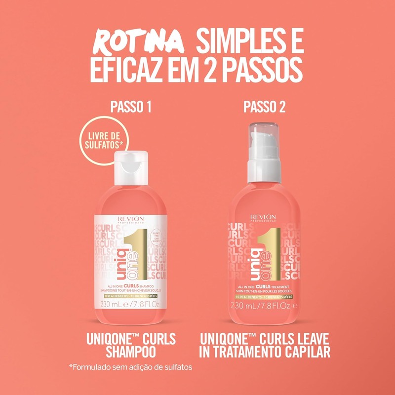 UniqOne Revlon Professional Shampoo Curls para cabello rizado 230ml