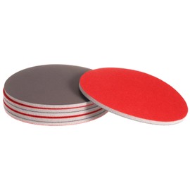 sourcing map 6pcs 3000 Grit Sanding Sponge 6 Inch Hook and Loop Sponge Sanding Disc Wet/Dry for Car Wood Drywall Metal