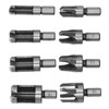8Pcs Wood Plug Drill Bit Cutter Carbon Steel Industrial Barrel