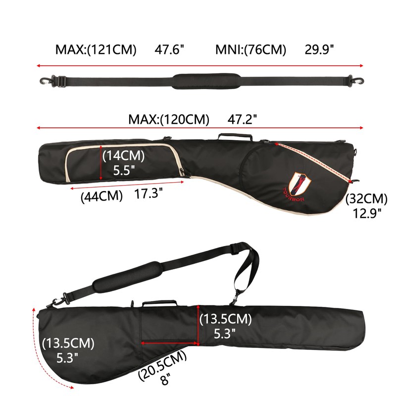 TOURBON Golf Bag Club Case for Practice, 8 Package, Lightweight,