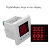 Intelligent Digital Voltmeter 3 Phase White ABS Flame Retardant Electricity
