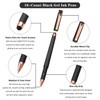 Linbsunne Black Gel Pens 0.7mm Medium Point Pen Office Pens