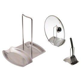 GRÄWE Stainless Steel Pot Lid Holder with Spoon Rest