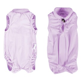 Cat Surgery Suit Surgical Cat Professional Recovery Suit for Abdominal Wounds or Skin Diseases, E-Collar Alternative for Cats and Dogs, After Surgery Wear, Cat Surgical Mask (S, Purple)