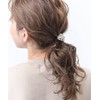 VINGTAINE H7471-HGOM- Pearl Bijou Hair Elastic Pony Hook Hair Hook