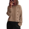 PRETTYGARDEN Womens Sweaters Fall 2024 Casual Long Sleeve Crewneck Button