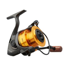 JRC RV 7000M Limited Edition Carp Fishing Reel, Special Colour Theme, Balanced Rotor and Lightweight Aluminium Spool, The Ideal Carp Reel for Stalking or Float Fishing, Unisex, Black Gold, 7000