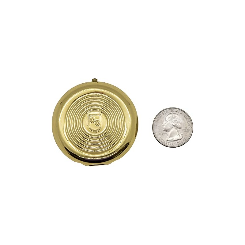Venerare 2" Pyx for Holy Communion with Olive Wood Medallion