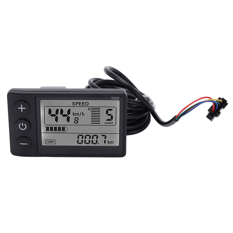 Uadme S866 Electric Bike LCD Display 24V 36V 48V E-Bike
