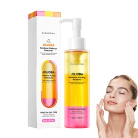 Reines Reinigungsöl Gesichtsreinigungsmittel, 150 Ml Makeup Removal Oil Tägliche Make-Up-Entfernung Gentle Cleanser Gesichtsreiniger Mitesser-Entferner Cleanser, Perfekt Für Alle Hauttypen Und Poren