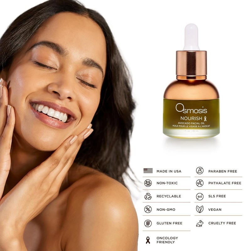 1 oz Osmosis Nourishing Avocado Face Oil for Dry and