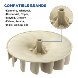 694089 Dryer Blower Wheel by FreeCat,Replacement Dryer Blower Assembly Compatible with Kenmore & Whirlpool Dryers,Replaces PS11743785 279500 27971 299678, 343939, 343941, 695499,AP6010602