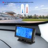 CD60 Multifunctional Digital Car Automobile Thermometer Gauge with Time Navigation