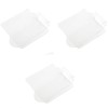 3Pcs Makeup Hand-held Palette, Professional Makeup Mixing Tray