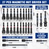 WORKPRO 27 PCS Magnetic Nut Driver Set, Impact Drill Driver