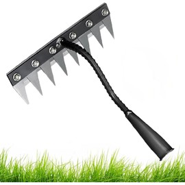 Iron Weeding Rake,Gardenia Iron Rake 2.0 Tool,Gardinia Iron Weed Rakes for Gardening and Weeding,Ironrake The Heavy-Duty Iron WeedingRake
