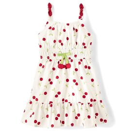 Gymboree,Girls,and Toddler Sleeveless Dresses,3 Years,White Cherries
