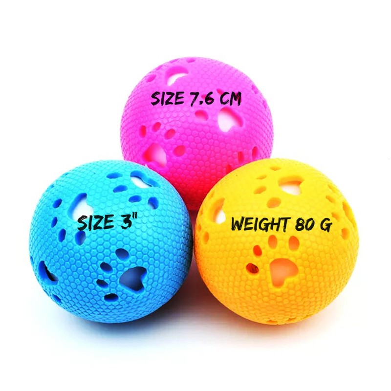 CIAN Assorted Dog Balls Interactive Pet Toys Multi Pack (Small