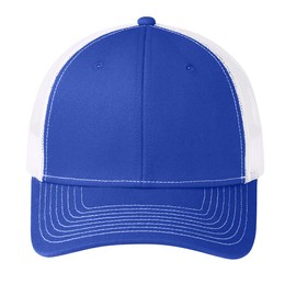 Joe's USA Premium Snapback Trucker Caps -Adjustable Snapback Mesh Baseball Cap - OSFM - 1 Pack - True Royal/White