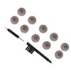 10pcs Sound Aid Replacement Domes Double Layers Sound Amplifier Earbud