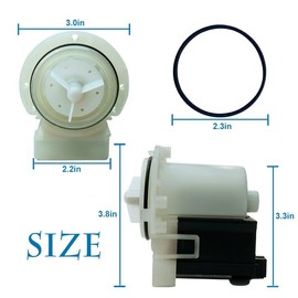 280187 8181684 Washer Drain Pump Motor Fit for Whirlpool Duet Maytag Ken-more Washing Machine Replace drain pump 8182819 27122 AP3953640