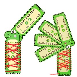 Kasfalci Math Games for Kids,Math Manipulatives,Dinosaur multiplication Board Games,Math Facts Learning Toys,Teaching Tools,Travel Games,Preschool Kindergarten Classroom Must Haves Homeschool Supplies